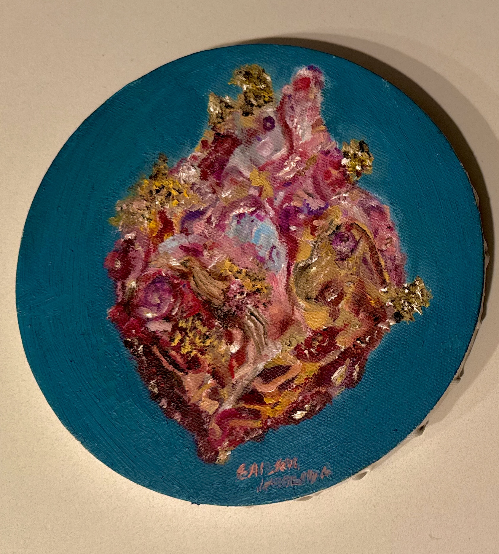 Rendered artwork with artistic composition